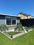 доска дпк для грядок высота 15 см, серая купить от производителя в фирменном магазине | viva-verde.ru