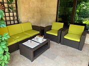 комплект чехлов для rattan premium 4 желтый в официальном магазине viva-verde.ru