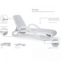 Шезлонг-лежак пластиковый Nardi Eden