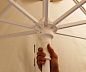 Зонт пляжный профессиональный Ø2.5 м THEUMBRELA SEMSIYE EVI Kiwi Clips
