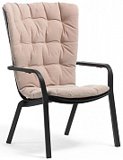 лаунж-кресло пластиковое с подушкой nardi folio в официальном магазине viva-verde.ru