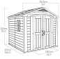 Сарай пластиковый FACTOR 8x8