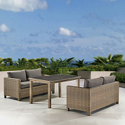 комплект плетеной мебели t256b/s59b-w65 light brown в официальном магазине viva-verde.ru
