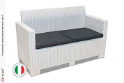 комплект мебели небраска софа 2 / nebraska sofa 2 (2х местный диван), белый в официальном магазине viva-verde.ru