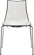 стул пластиковый scab design zebra bicolore 4 legs в официальном магазине viva-verde.ru