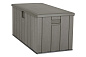 Сундук пластиковый WoodLook, 570 л, серый