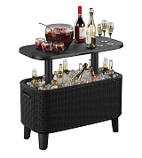 стол беви бар (bevy bar large cool bar), графит в официальном магазине viva-verde.ru