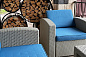 Комплект мебели Раттан Премиум 4 / Rattan Premium 4, серый