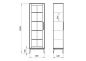 Витрина Fjord (белый)