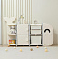 Стеллаж UNIX Kids Whale (5 ящиков) White
