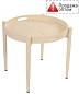 Столик кофейный металлический GARDENIUS Sini
