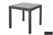 стол b:rattan даллас / dallas 800*800мм, коричневый в официальном магазине viva-verde.ru