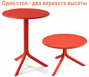 стол пластиковый обеденный nardi spritz + spritz mini в официальном магазине viva-verde.ru
