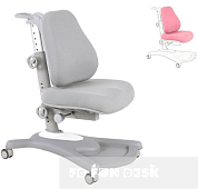 Детское кресло FunDesk Sorridi Grey/Green/Blue + чехол в подарок Розовый. Растущие парты, парты-трансформер для дома и школы. За такой партой школьник будет учиться на отлично ⭐⭐⭐⭐⭐