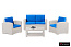 Комплект мебели Раттан Премиум 4 / Rattan Premium 4, серый