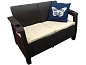 Диван из искусственного ротанга TWEET Sofa Seat
