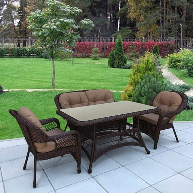 комплект плетеной мебели t130-lv520bb-brown_beige в официальном магазине viva-verde.ru