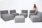 Модульный диван CUBE c лежаком