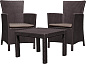 Комплект мебели Розарио балкон (Rosario balcony set) коричневый