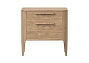 Тумба прикроватная Type oak 2 ящика ширина 50 см (натуральный дуб). Современная мебель для спальни. Более 100 видов гарнитур, кроватей, комодов, диванов. Доставка 24/7. Фирменная гарантия на мебель.