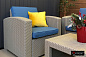 Комплект мебели Раттан Премиум 4 / Rattan Premium 4, серый