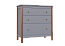 Комод Classic 3 ящика (серый)