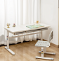 Парта для школьника Iris Grey (New) Cubby Серый