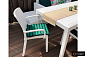 Стул B:rattan ИНДИАНА / INDIANA с подлокотниками, белый